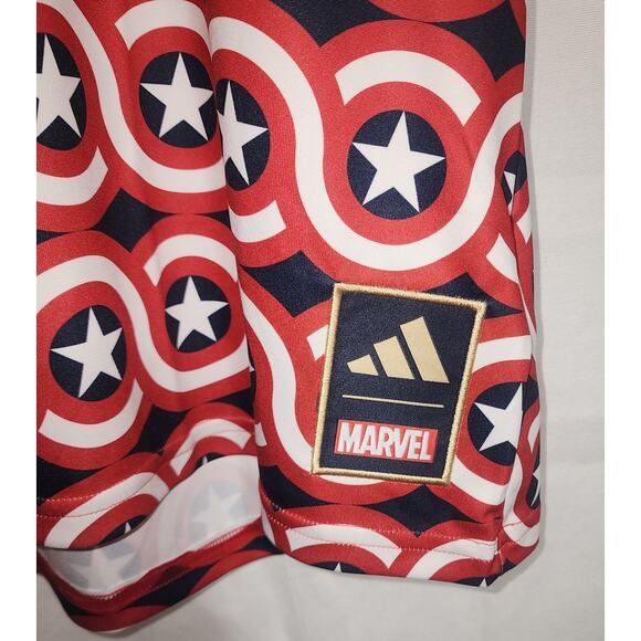 Adidas Marvel Captain America MLS Jersey men's 2XL-NEW - Picture 2 of 6